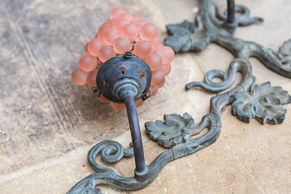 Vintage Vine and Grape Wall Lights