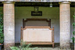 Kingsize Louis XVI Style Gilt Wood Bed
