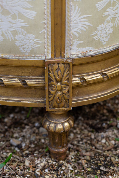 Louis XV Style Gilt Wood Bed