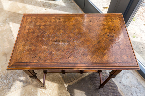 Inlaid Rosewood Moorish Revival Table