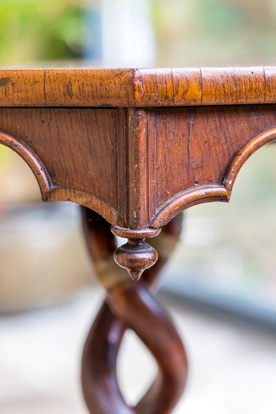 Victorian Oak Octagonal Table