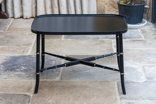 Regency Design Black Lacquer Table