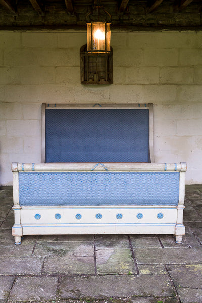 Nineteenth Century French Painted Bed - footboard view