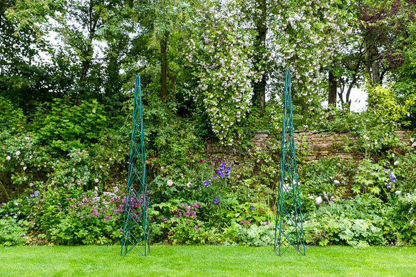 Offbeat Interiors - A Pair of Garden Obelisks