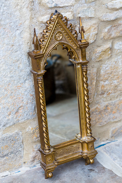 Offbeat Interiors - Nineteenth Century Gilt Carved Wood Mirror