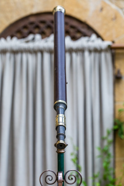 Victorian Leather and Brass Telescope