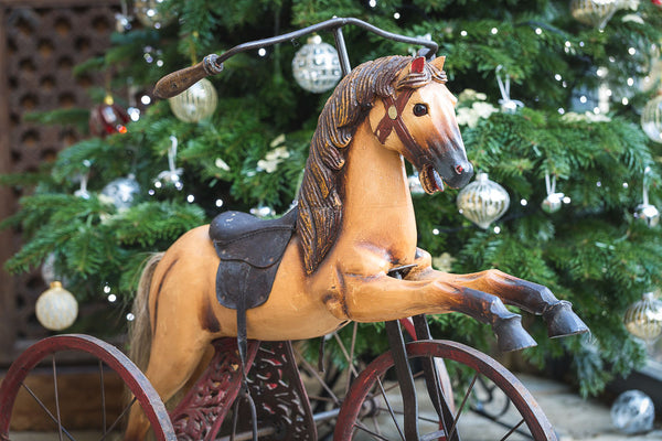Offbeat Interiors - Victorian Child's Horse Tricycle