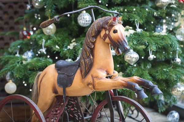 Offbeat Interiors - Victorian Child's Horse Tricycle