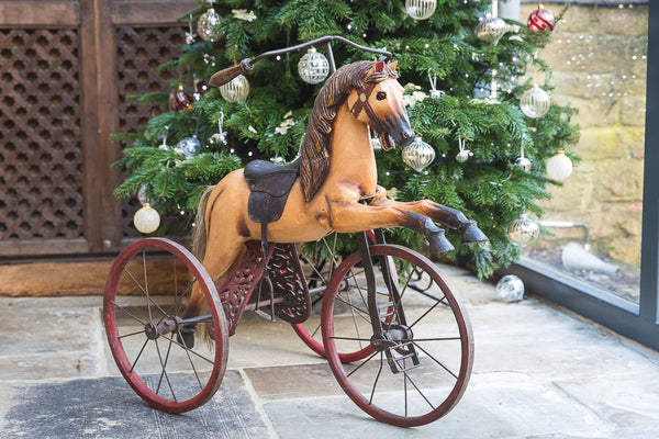 Offbeat Interiors - Victorian Child's Horse Tricycle