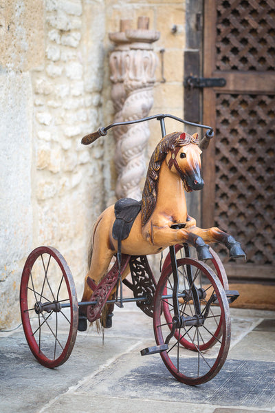 Offbeat Interiors - Victorian Child's Horse Tricycle